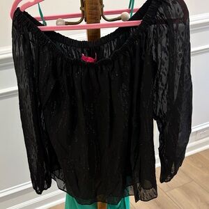 Lilly Pulitzer Emilee off the shoulder top size Large NWT